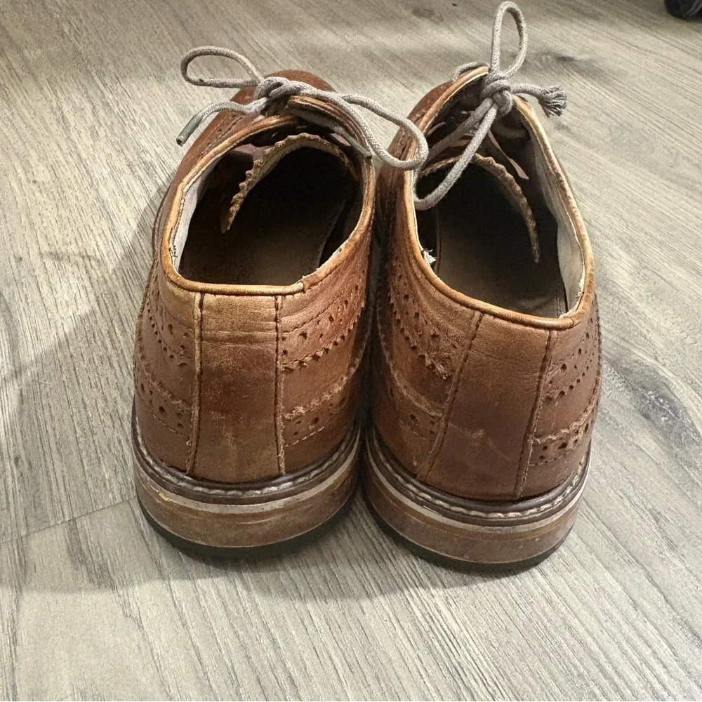 Men's Wingtip Brown Oxford Leather Dress Shoes Call it‎ Spring Sz 11 Classic